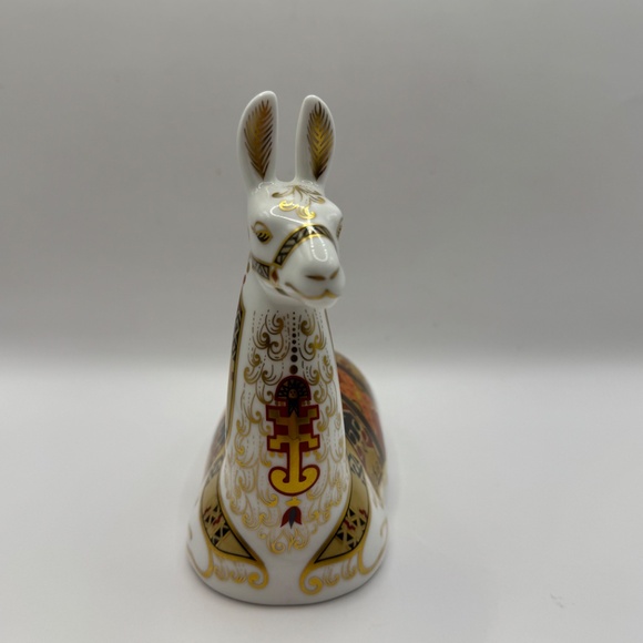 Royal Crown Derby Llama bone china paperweight figurine Collectors Guild Exclus - Picture 4 of 12